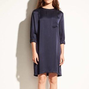 Vince gathered shift dress